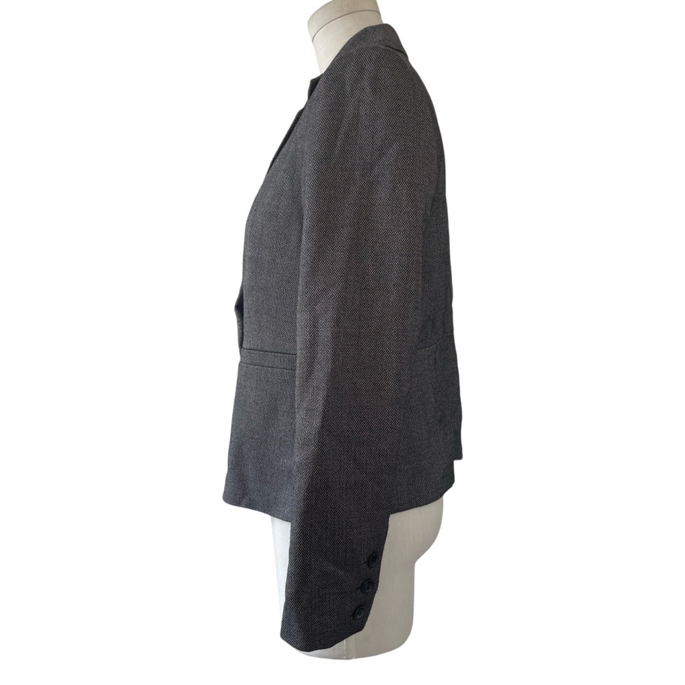 ❤️ Rafaella Black and Tan Tweed Fitted Blazer size 14 - Picture 4 of 8